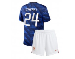 Frankrike Rayan Cherki #24 Replika Hemmatröja Barn VM 2026 Kortärmad (+ Korta byxor)